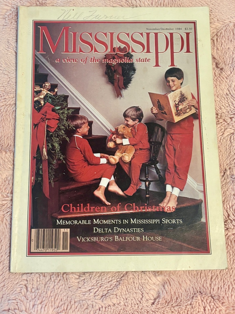 Vintage Mississippi Magazine Nov/Dec 1984 Children of Christmas Holiday Issue
